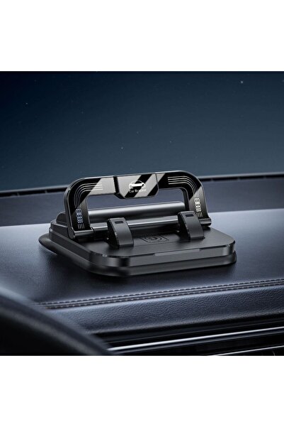 Choice حامل هاتف سيارة أسود جديد قابل للدوران 360 درجة، يُثبّت على لوحة القيا...