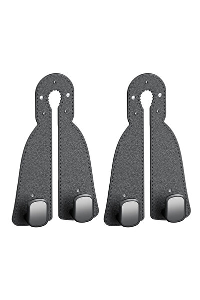 Choice1 2 PCS - Black Multi-functional Car Seat Headrest Hooks Back Seat Orga...