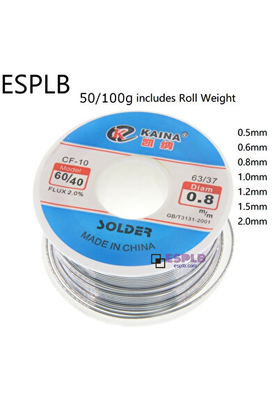 Choice 0.8mm 50g ESPLB 50/100g CF-10 Solder Wire Tin 0.5/0.6/0.8/1.0/1.2/1.5/...