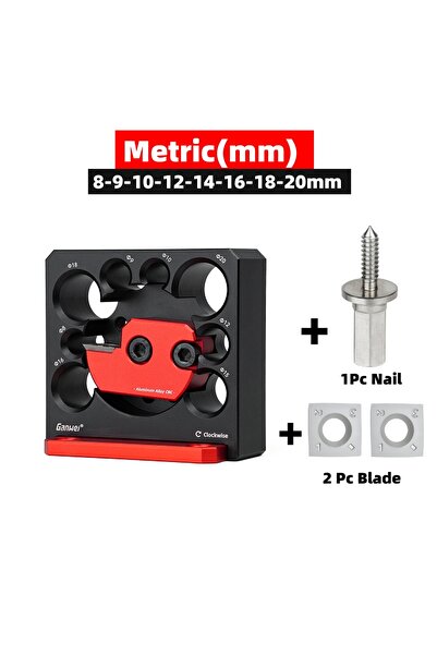 Choice4 مجموعة أدوات صنع دبابيس خشبية مترية 3، 8 ثقوب، مع شفرات كربيد - مجفف ...