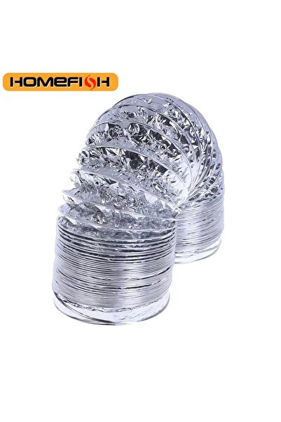 Choice New 4 Inch 100mm Ventilator Pipe PVC Aluminum Tube Air Ventilation Pip...