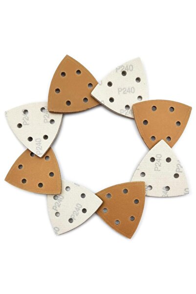 choice2 مجموعة ورق صنفرة مثلثة متذبذبة، 40 قطعة، بدرجة خشونة 120، مزودة بخطاف...