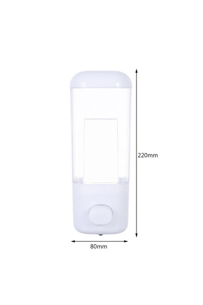 Choice موزع صابون سعة 500 مل G4482A، يُثبت على جدار الحمام، نظام حامل عبوات ا...