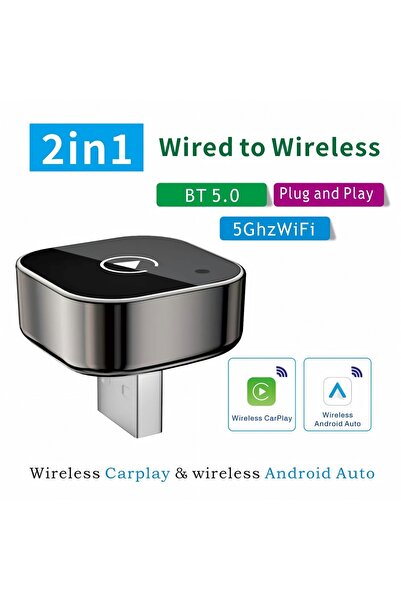 Choice Carplay dongle Universal Mini Wireless CarPlay Android Auto Adapter Pl...