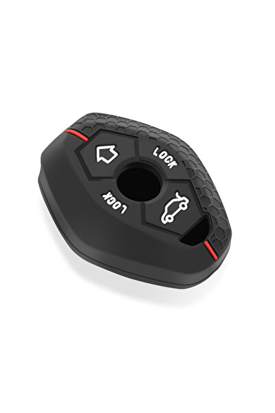 choice2 Red Silicone remote car key cover Holder Key Case For Bmw E46 E39 E53...