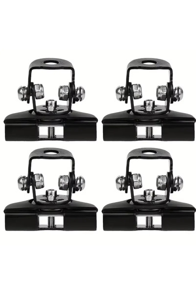 Choice1 4PC black 2pcs/set Stainless Steel Universal Car Auto Hood LED Work L...