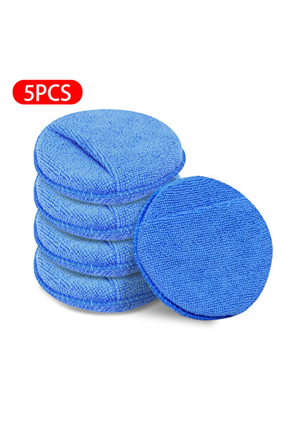 Choice مجموعة من 5 قطع من وسادات تطبيق تلميع السيارات من سيميتال، لون أزرق، 5...