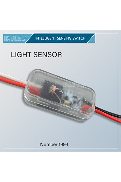 Choice مفتاح إضاءة ليلي فقط، قطعة واحدة، موديل 1994، مزود بمستشعر ضوئي، تشغيل...