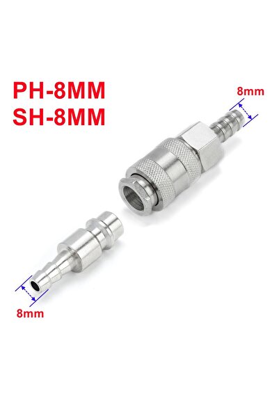 Choice1 8mm 1 Set Pneumatic Quick Connect Coupler 6mm 8mm 10mm, European Styl...