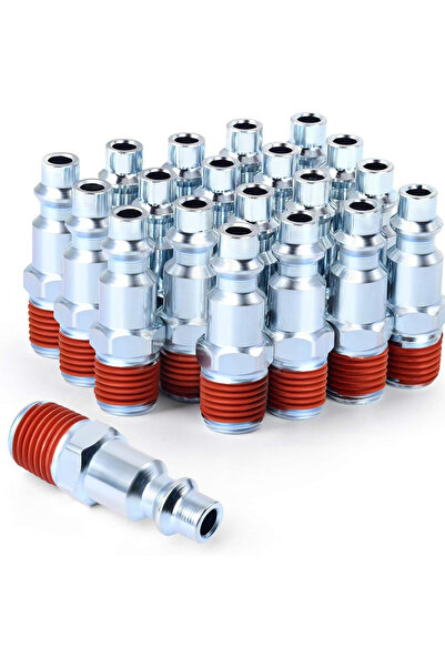 Choice 5Pcs 1/4 Inch NPT External Thread Pneumatic Quick Coupling Male Connec...