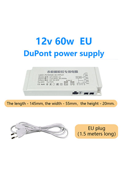 Choice6 220v EU 60W 12V Mini Touch Sensor LED Lamp Sensing Switch DC 12-24V 5...