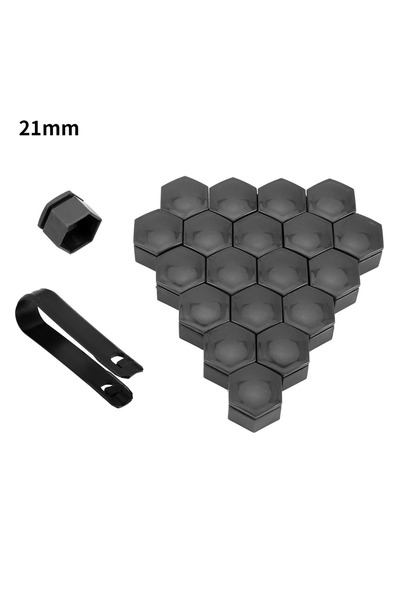 Choice11 21mm Gray 1/3set Car Wheel Nut Caps Auto Hub Screw Cover 17/19/21mm ...