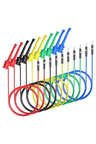Choice Male to Hook Wire 10pcs Test Hook Clips to Breadboard Male Female Jump...