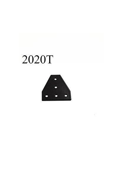 Choice8 2020T-Black 1pcs T/L Type 5 Hole Board Plate Corner Angle Bracket Con...