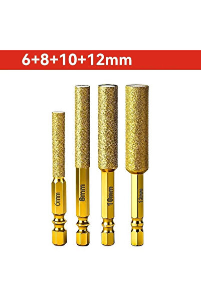 Choice1 4pcs Diamond Core Bits Hex Shank Dry Drilling for Ceramic Tile Granit...