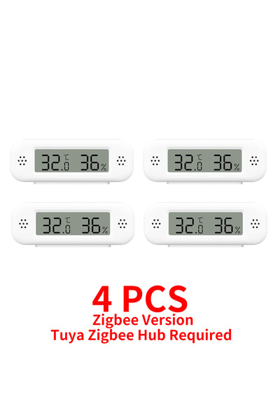 Choice مستشعر درجة الحرارة والرطوبة الصغير من تويا بتقنية زيجبي 3.0، إصدار من...