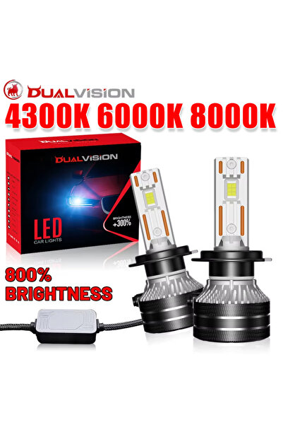 Choice13 H11 H8 H9 6000K Cold White K5C H4 LED Headlights Canbus H7 H1 H11 H8...