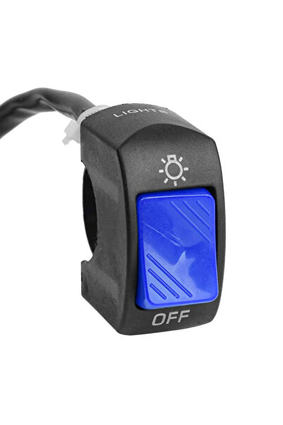 Choice5 Blue Motorcycle Switch ON OFF Control Buttton Handlebar Mount Headlig...