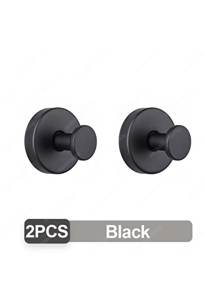 Choice خطافان جديدان أسودان مزودان بأكواب شفط، مصنوعان من الفولاذ المقاوم للص...