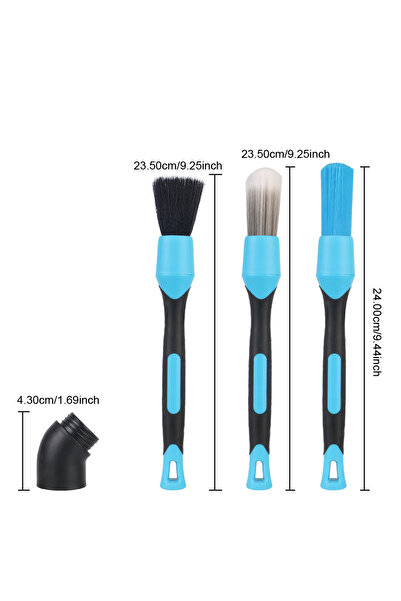 Choice فرشاة تنظيف حواف العجلات الزرقاء، فرشاة تنظيف مخرج هواء مكيف الهواء، أ...