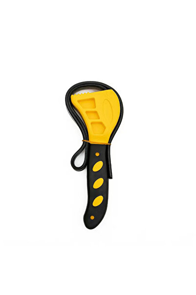 Choice1 108- أصفر، قطعة واحدة، 6 بوصة، مفتاح ربط حزام، ساحب فلتر زيت، مفتاح ر...