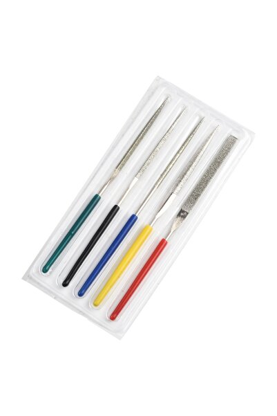 Choice 5PCS 5Pcs Small Diamond-Files Needle Set 2×100mmMini Needle File Kit P...