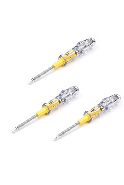 Choice1 3pcs Double-Headed Screwdriver 100-500v Voltage Tester Pen Detector R...