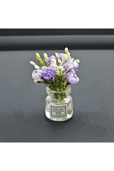 Choice زهور الياسمين الأرجواني الرقيقة المصغرة في أصص، ألوان متنوعة، ديكور أخ...