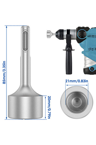 choice2 21mm SDS Plus Bits Ground Rod Driver 19/21/25/29/35mm Steel Ground Ro...