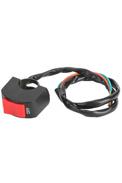 Choice YELLOW Motorcycle 7/8inch Handlebar Mount LED Headlight On/Off Switch ...
