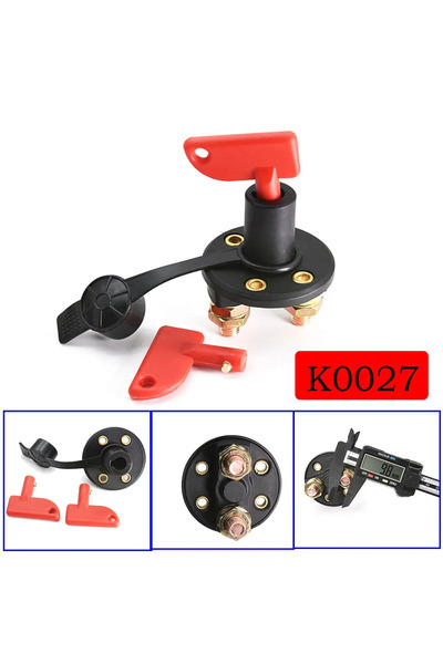 Choice مفتاح طاقة بطارية السيارة K0027، مفتاح عزل البطارية، مفتاح فصل الدائرة...