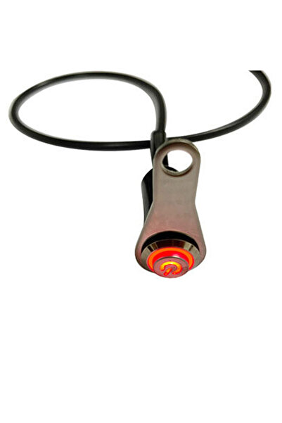 Choice مفتاح تشغيل/إيقاف LED للدراجات النارية Blue-MTKG006، يُثبّت على المقود...