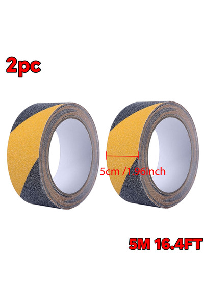 Choice3 شريط أمان مانع للانزلاق، قطعتان، 5 سم × 5 سم × 5 سم، سطح مانع للانزلا...