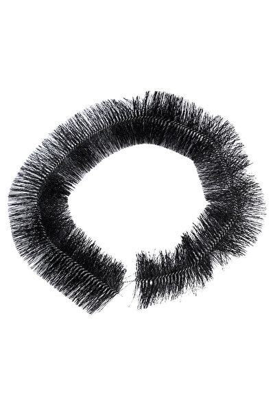 Choice فرشاة تنظيف المزاريب السوداء 100 مم × 1 م، واقي أوراق الشجر للأسقف، فل...