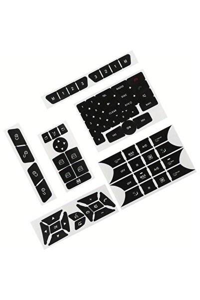 Choice ملصق أسود لإصلاح أزرار نوافذ مكيف الهواء في سيارات CLS C218 SLK W172 W...