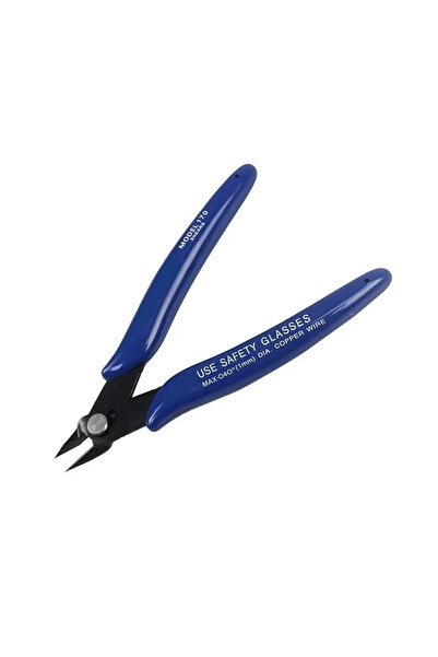 Choice 1 قطعة 170 قاطع أسلاك DIY مقص قطع جانبي قطري كماشة كابلات حمراء وزرقاء...