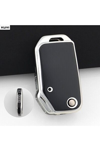 Choice Black only case Fashion TPU Car Remote Flip Key Case Cover Fob Keychai...