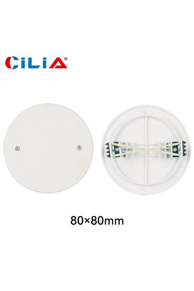 Choice1 c010-1pc CILIA 1pc Round Junction Box Cover, Strong Wear-Resistant, P...