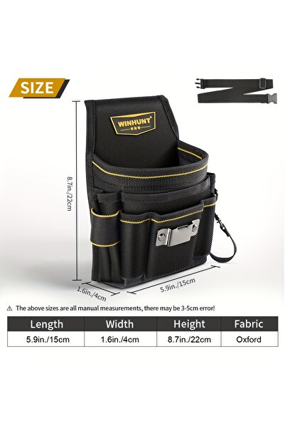 Choice black Tool belt set, including small tool bag, electrician and carpent...