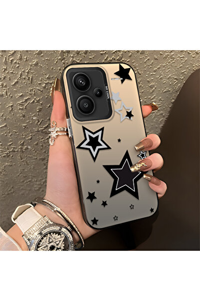 PATTERNOVA Redmi Note 13 Pro Plus+ 5G Uyumlu Kırılmaz Silikon Sevimli Yıldız ...