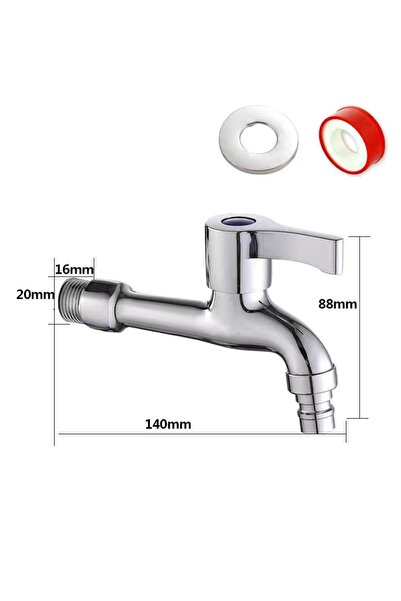Choice1 وصلة تمديد صنبور، صنبور غسالة، وصلة رباعية النقاط، صنبور نحاسي مزدوج ...