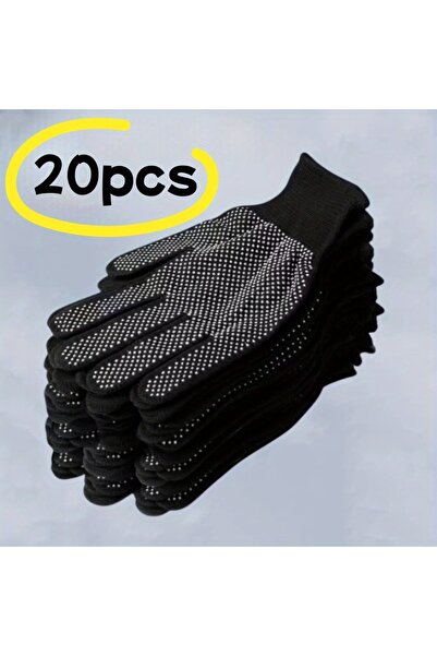 choice2 قفازات نايلون سوداء مانعة للانزلاق تعمل باللمس، مناسبة للرجال والنساء...