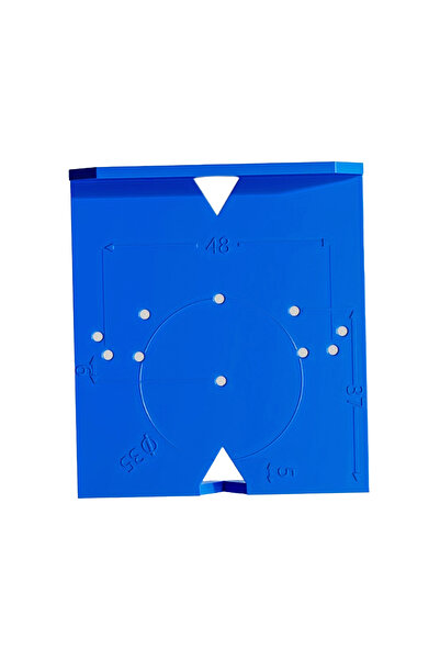 Choice قطعة واحدة من أداة تحديد موضع حفر المفصلات لأبواب الخزائن، مسطرة تحديد...