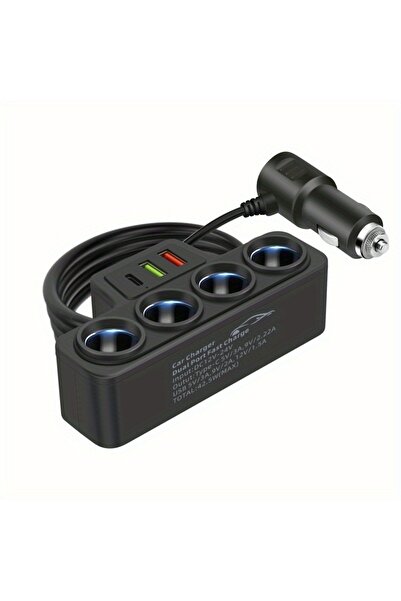 choice2 B 120W Car Cigarette Lighter USB Charger PD Quick Charge Power Adapte...