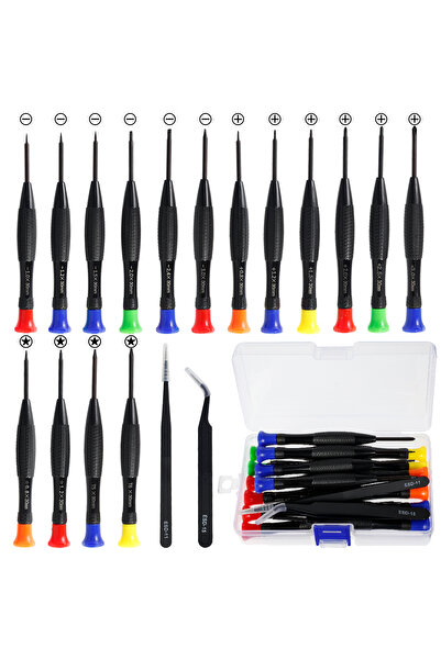 Choice1 مجموعة مفكات مغناطيسية صغيرة مكونة من 18 أو 25 قطعة، مانعة للانزلاق، ...