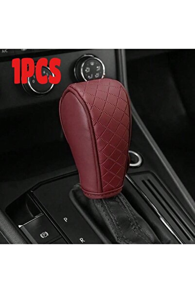Choice1 غطاء مقبض ناقل الحركة للسيارة، قطعة واحدة، عالي الجودة، مصنوع من جلد ...