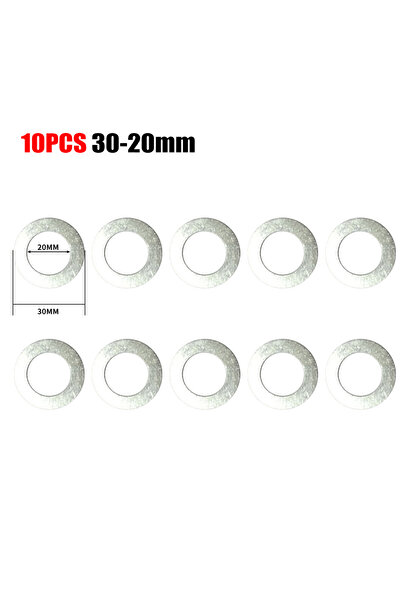 Choice11 30-20MM 10pc Circular Saw Blade Reducing Rings Conversion Set For Ri...