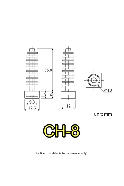 choice2 CH-8 أبيض 100 قطعة حامل ربط كابلات نايلون، نوع تثبيت برشام دفع، نوع ت...