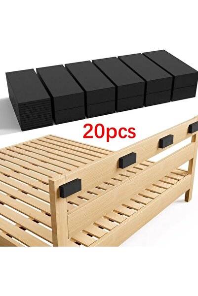 Choice واقيات جدران سوداء من الفوم عالي الكثافة، 20 قطعة، وسادات أثاث ذاتية ا...