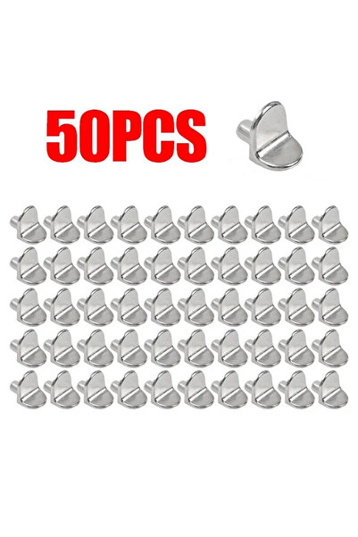 Choice مقاس واحد، 50 قطعة، 50 قطعة من أوتاد دعم الرفوف على شكل حرف L، دعامات ...